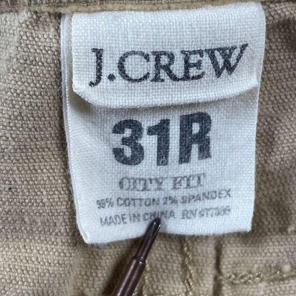 J.Crew Corduroy Pants Womens 31 City Fit Tan Cords - Picture 3 of 7